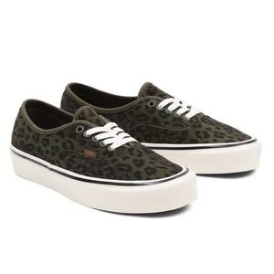 Vans Green Leopard Shoes